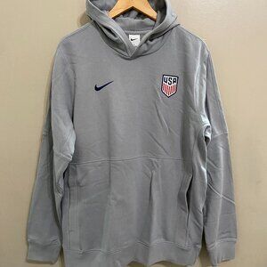 Nike USMNT USA Soccer French Terry Team Issue Travel Hoodie Sweatshirt Mens L